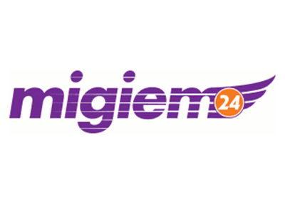 Logo brokera kurierskiego migiem24