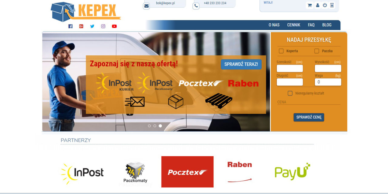 Nowy broker kurierski na JakimKurierem.pl – Kepex.pl