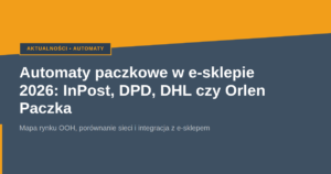 Automaty paczkowe w e-sklepie 2026 — InPost, DPD, DHL, Orlen Paczka